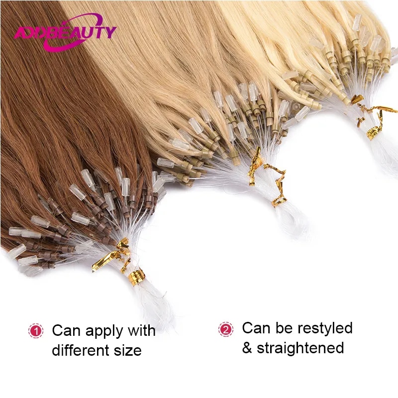 Monofilament Line - Extensiones de cabello humano liso para