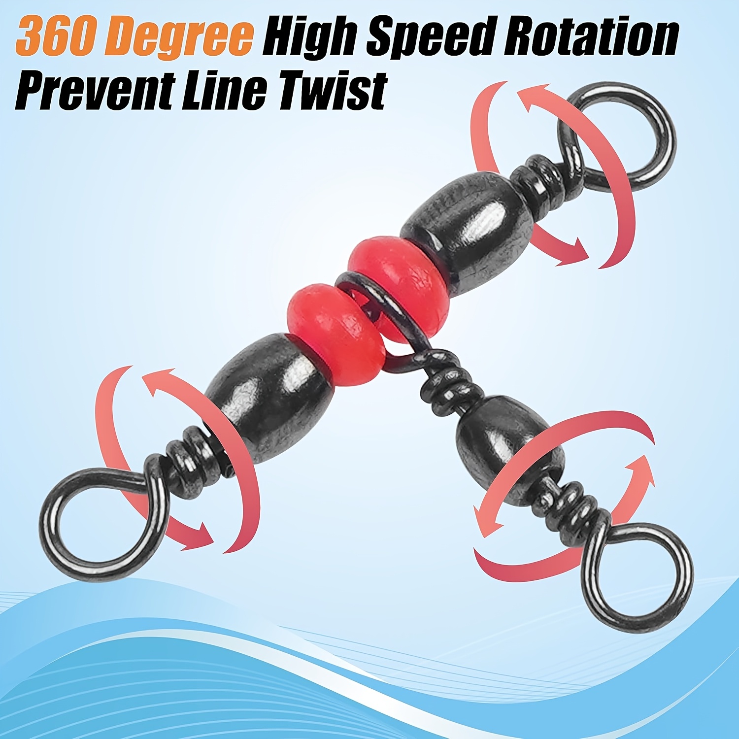 3 giratorios de tres vías, bar - Monofilament Line reseña y precio
